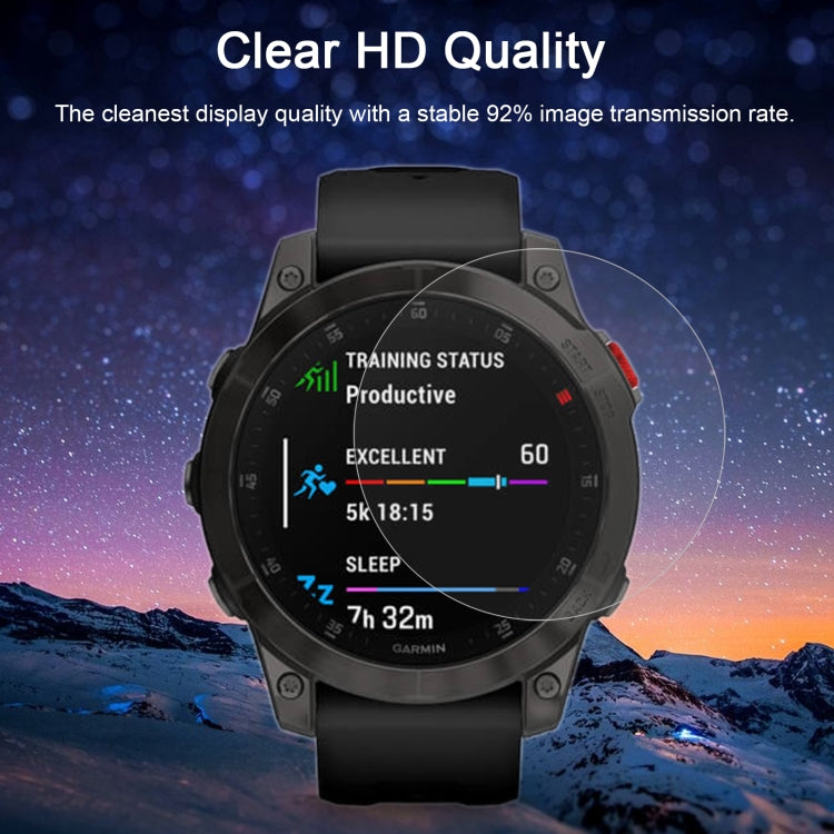 50 PCS 0.26mm 2.5D 9H Tempered Glass Film Screen Protector For Garmin Epix by buy2fix