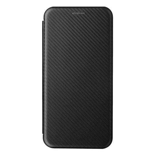 For Blackview A55 Carbon Fiber Texture Horizontal Flip PU Phone Case(Black) by buy2fix
