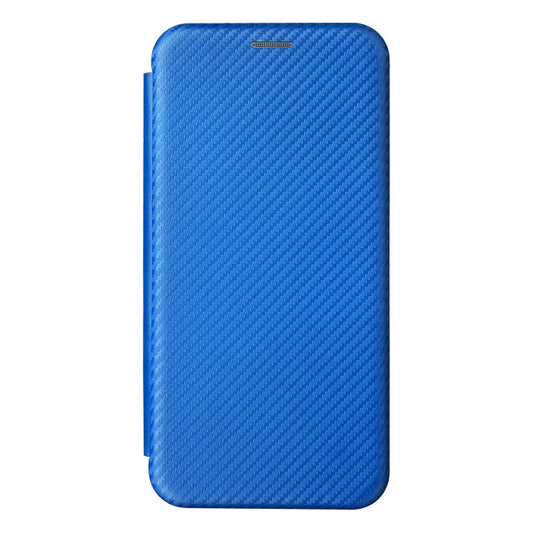 For Ulefone Note 13P Carbon Fiber Texture Horizontal Flip PU Phone Case(Blue) by buy2fix