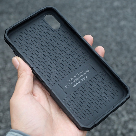 For iPhone XR FATBEAR Armor Shockproof Cooling Case(Black) by FATBEAR