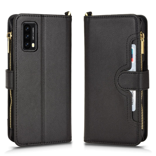 For Blackview A90 Litchi Texture Zipper Leather Phone Case(Black) by buy2fix