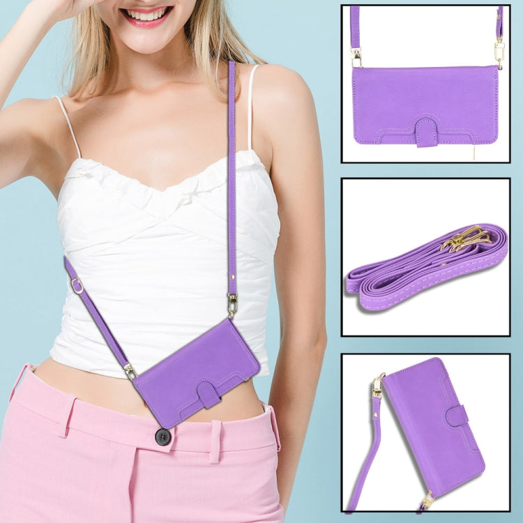 For Blackview A90 Litchi Texture Zipper Leather Phone Case(Purple) by buy2fix