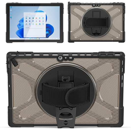 For MicroSoft Surface Pro 4 / 5 / 6 / 7 TPU + PC Tablet Case(Tea Color) - Others by buy2fix | Online Shopping UK | buy2fix