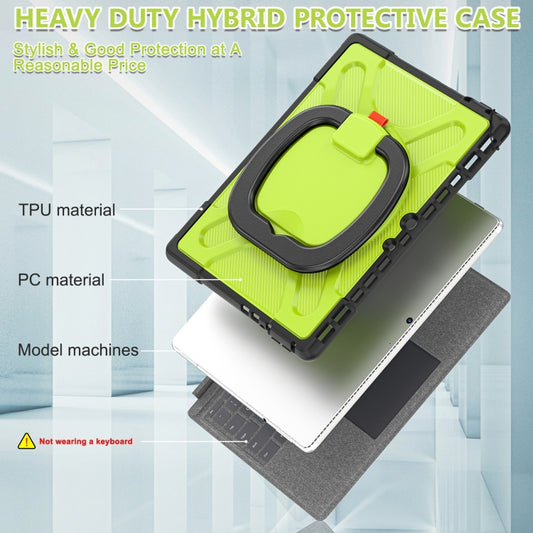For MicroSoft Surface Pro 8 TPU + PC Tablet Case(Yellow Green) - Others by buy2fix | Online Shopping UK | buy2fix