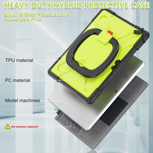 For MicroSoft Surface Go 1 / 2 / 3 TPU + PC Tablet Case(Yellow Green) - Others by buy2fix | Online Shopping UK | buy2fix