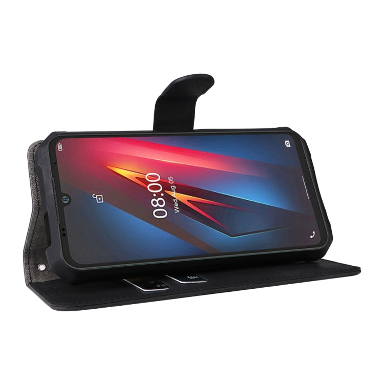 For Ulefone Armor 8 Skin Feel Magnetic Buckle Calf Texture Leather Phone Case(Black) by buy2fix