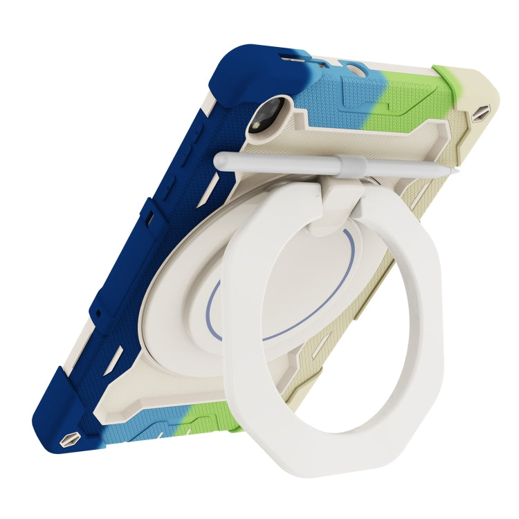 For Lenovo Tab K10 / M10 Plus Armor Contrast Color Silicone + PC Tablet Case(Colorful Blue) - Lenovo by buy2fix | Online Shopping UK | buy2fix