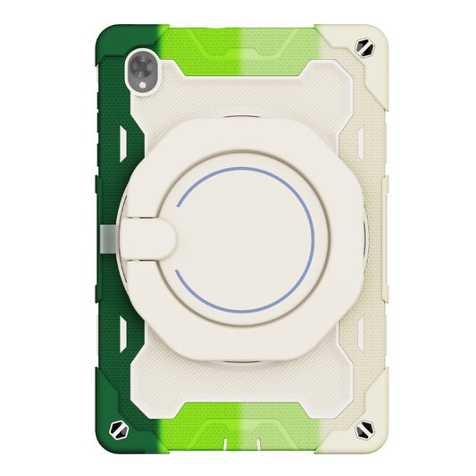 For Lenovo Tab K10 / M10 Plus Armor Contrast Color Silicone + PC Tablet Case(Colorful Green) - Lenovo by buy2fix | Online Shopping UK | buy2fix