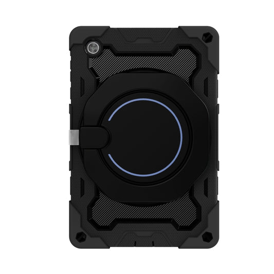 For Lenovo Tab M10 HD Gen 2 X306 Armor Contrast Color Silicone + PC Tablet Case(Black) - Lenovo by buy2fix | Online Shopping UK | buy2fix