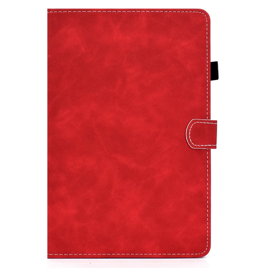 For Samsung Galaxy Tab S8 / S7 Cowhide Texture Smart Leather Tablet Case(Red) by buy2fix