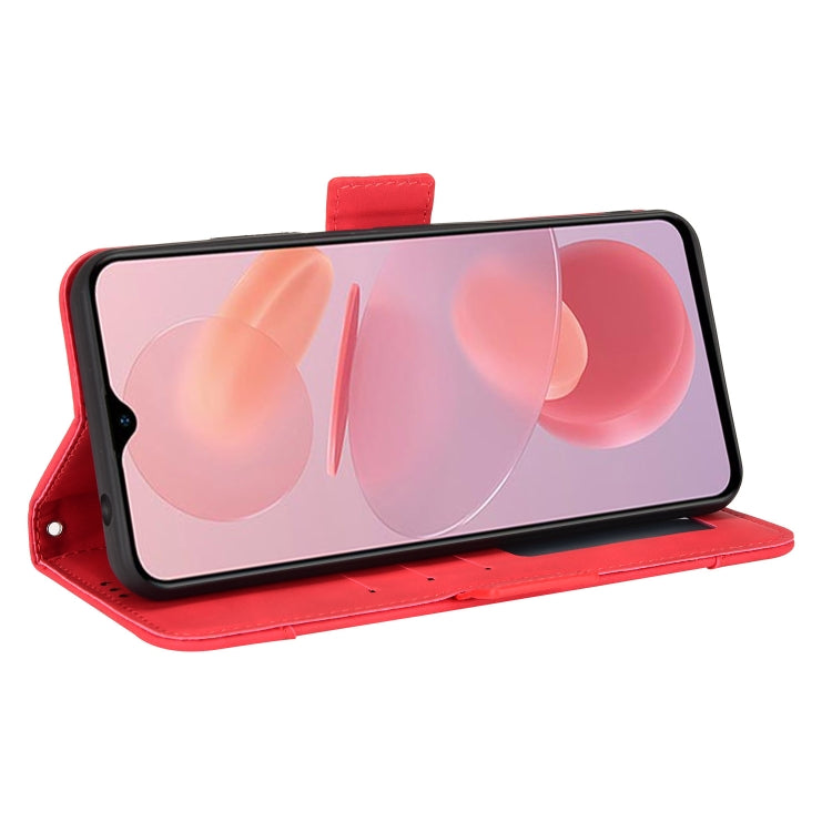 For Ulefone Note 12P Skin Feel Calf Pattern Leather Phone Case(Red) by buy2fix