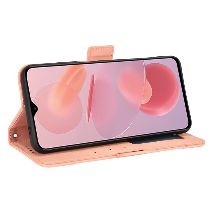 For Ulefone Note 12P Skin Feel Calf Pattern Leather Phone Case(Pink) by buy2fix