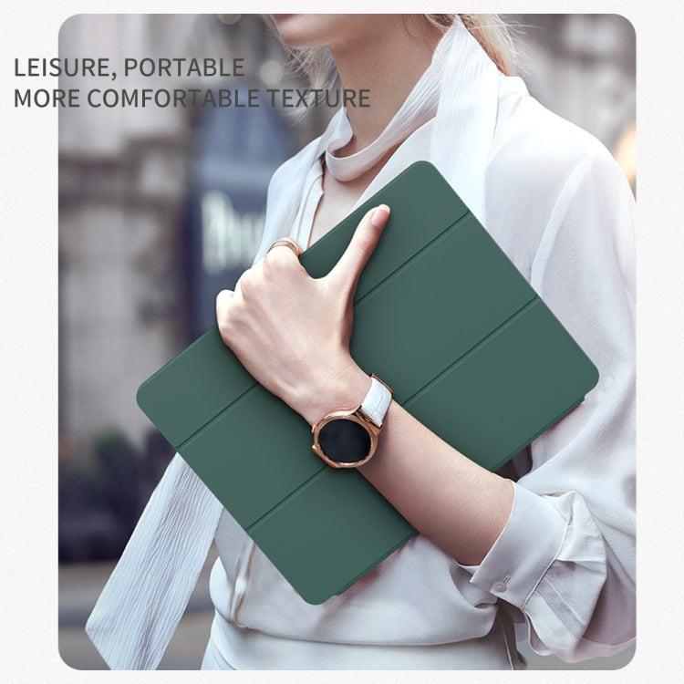 For Samsung Galaxy Tab S8+ / X800 3-folding Honeycomb TPU Smart Leather Tablet Case(Sky Blue) by buy2fix