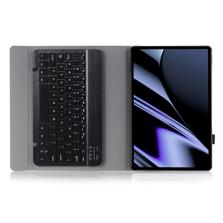 OP11 Lambskin Texture Ultra-thin Bluetooth Keyboard Leather Case For OPPO Pad 11 inch(Purple) by buy2fix
