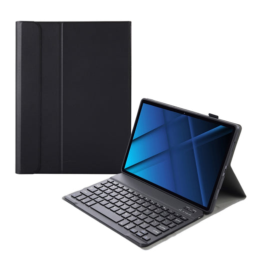 AK16 Lambskin Texture Bluetooth Keyboard Leather Case For Lenovo Tab 6 5G 10.3 inch(Black) by buy2fix