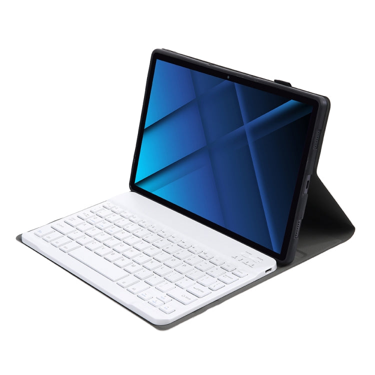 AK16 Lambskin Texture Bluetooth Keyboard Leather Case For Lenovo Tab 6 5G 10.3 inch(Gold) by buy2fix