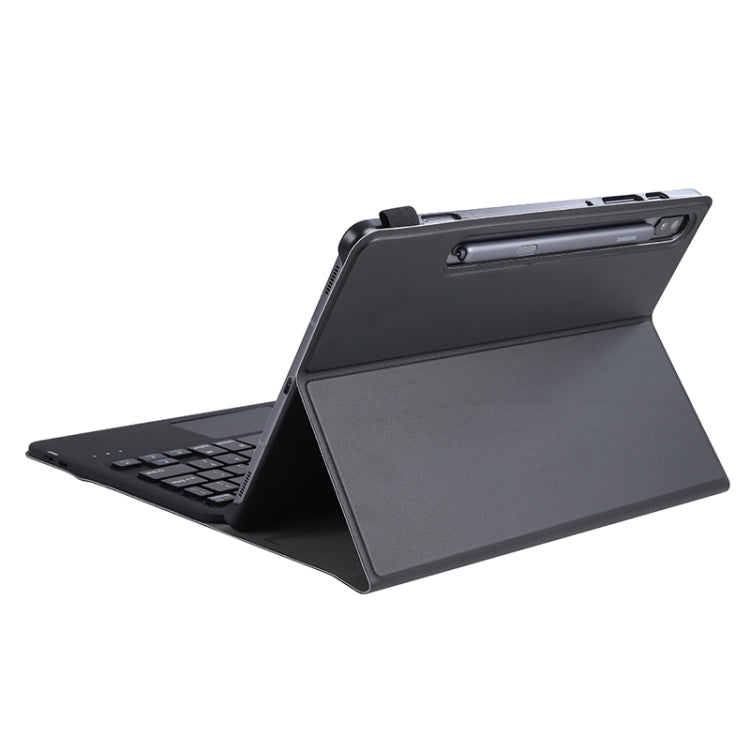 A700-A Ultra-thin Bluetooth Keyboard Leather Case with Touchpad For Samsung Galaxy Tab S8 11 inch SM-X700 / SM-X706(Black) by buy2fix