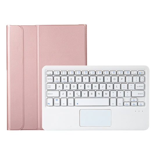 A700B-A Bluetooth Keyboard Leather Case with Pen Slot & Touchpad For Samsung Galaxy Tab S8 11 inch SM-X700 / SM-X706(Rose Gold) by buy2fix