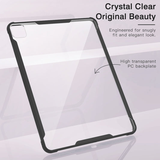 For iPad Pro 11 2021 PC+TPU Transparent Shockproof Tablet Case(Blue) - iPad Pro 11 (2022/2021) Cases by buy2fix | Online Shopping UK | buy2fix
