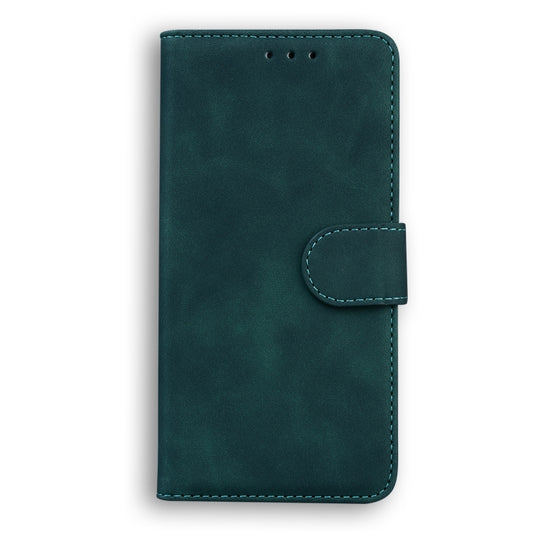 For Blackview A60 Pro Skin Feel Pure Color Flip Leather Phone Case(Green) by buy2fix