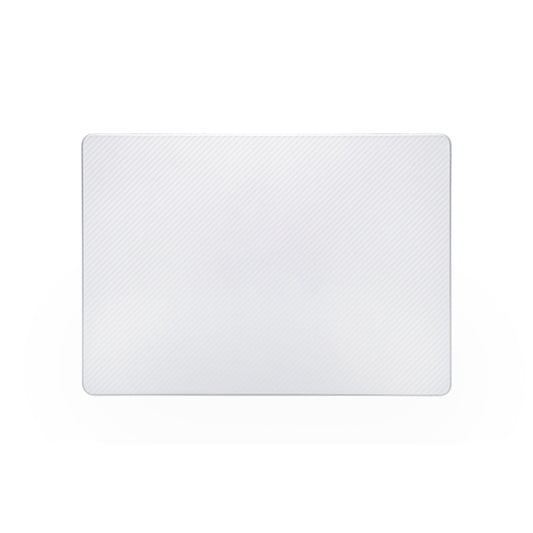 For MacBook Air 13.3 inch A1932 / A2179 / A2337 Carbon Fiber Textured Plastic Laptop Protective Case(Transparent) by buy2fix