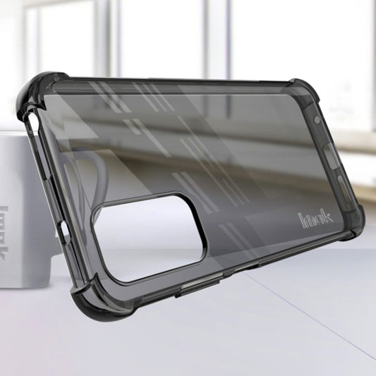 For Xiaomi Redmi Note 11 4G / Note 11S Global imak TPU Phone Case with Screen Protector(Transparent Black) by imak