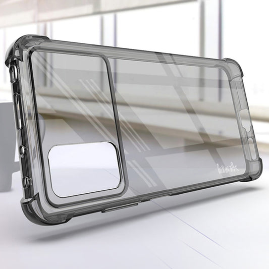 For Xiaomi Poco X4 Pro 5G Global imak TPU Phone Case with Screen Protector(Transparent Black) by imak