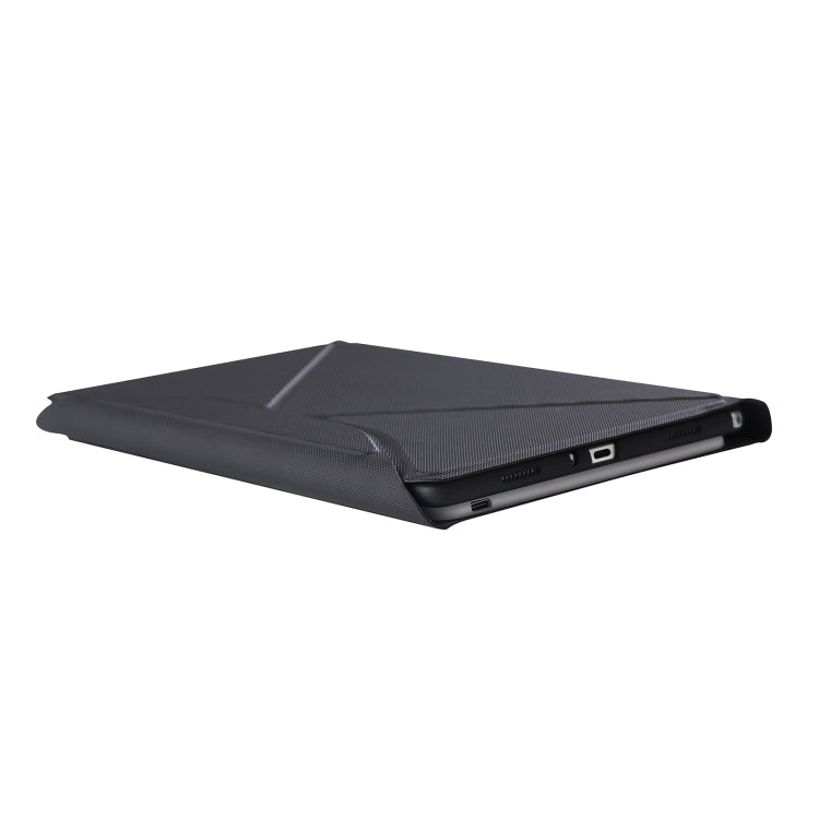 B0N5S Backlight Diamond Texture Bluetooth Keyboard Leather Case with Triangle Back Support For Xiaomi Pad 5 / 5 Pro(Black + Black) by buy2fix