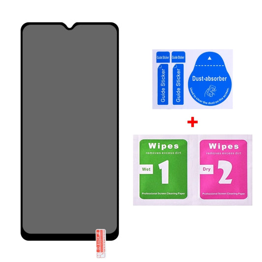 Full Cover Anti-peeping Tempered Glass Film For Samsung Galaxy A12 by buy2fix