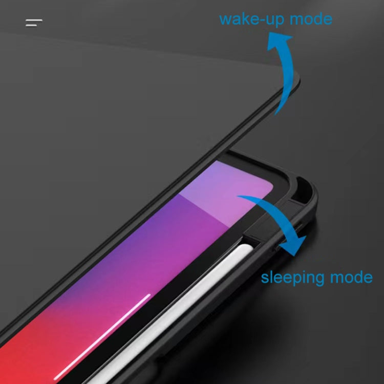 For iPad 10.2 2021 / 2020 / 2019 Mutural Jianshang Series Tablet Leather Smart Case(Sky Blue) by Mutural