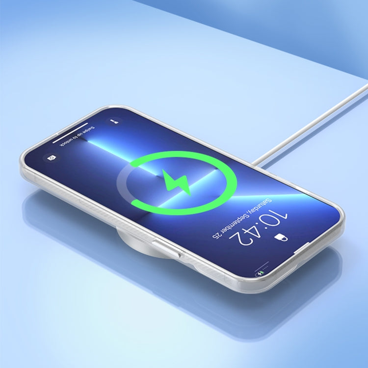 For iPhone 13 Gradient Magsafe Magnetic Phone Case(Blue) by buy2fix