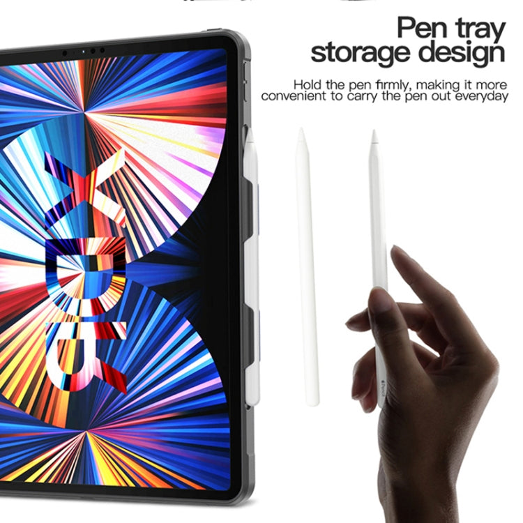 For iPad 10.2 2021 / 2019 Suspension Stand Tablet Case(Black) - iPad 10.2 Cases by buy2fix | Online Shopping UK | buy2fix