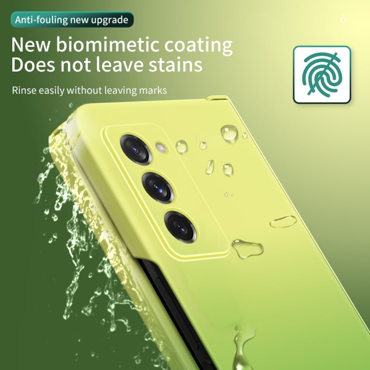 For Samsung Galaxy Z Fold2 5G Colorful Gradient Phone Case(Green) - Galaxy Phone Cases by buy2fix | Online Shopping UK | buy2fix