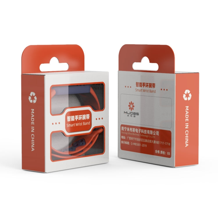 For Xiaomi Mi Band 5/6/7 Mijobs Sport Two-color TPU Watch Band(Black+Army Green) by MIJOBS