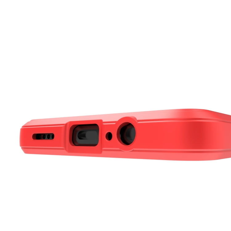 For Xiaomi Redmi Note 11 5G Chinese Version Magic Shield TPU + Flannel Phone Case(Wine Red) by buy2fix