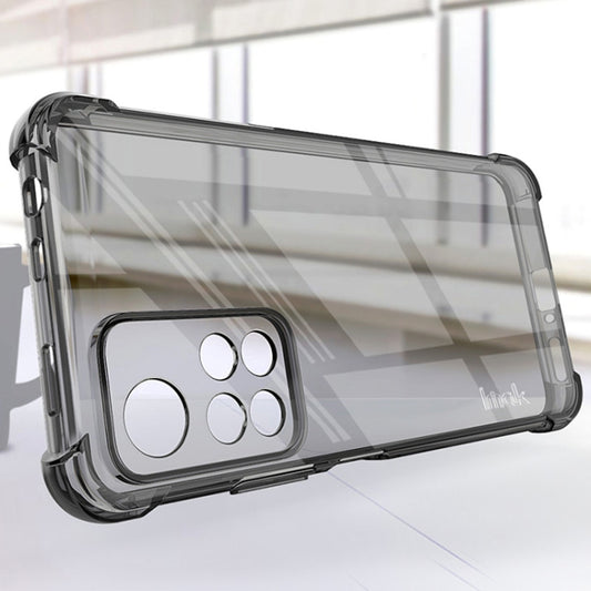 For Xiaomi Redmi Note 11 Pro China / Note 11 Pro+ 5G IMAK All Coverage Shockproof Airbag TPU Case with Screen Protector(Transparent Black) by imak