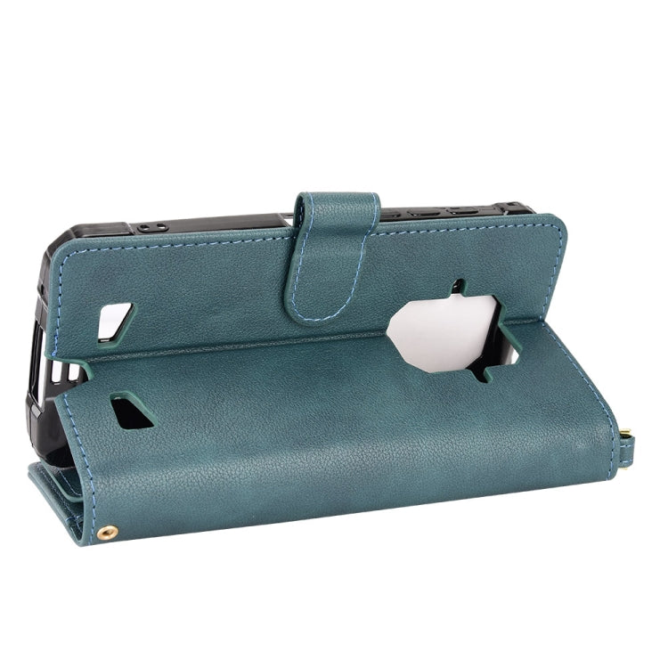 For Doogee S86 / S86 Pro Litchi Texture Zipper Leather Phone Case(Green) by buy2fix