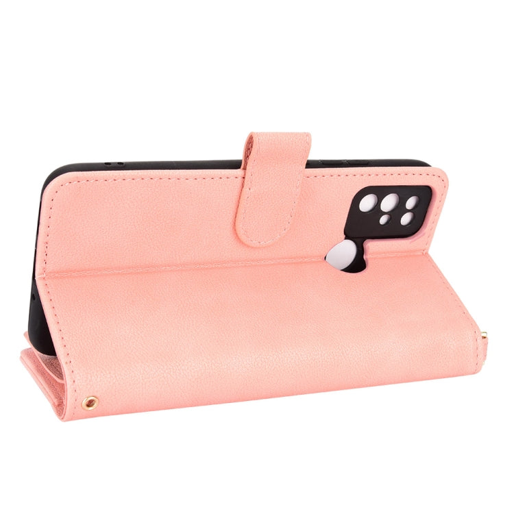 For Doogee X96 Pro Litchi Texture Zipper Leather Phone Case(Pink) by buy2fix