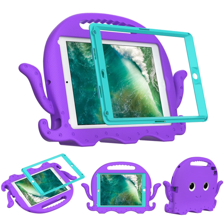 Octopus EVA Shockproof Tablet Case with Screen Film For iPad 9.7 2018 / 2017 / Air 2 / Air / Pro 9.7(Purple) - iPad 9.7 (2018) & (2017) Cases by buy2fix | Online Shopping UK | buy2fix