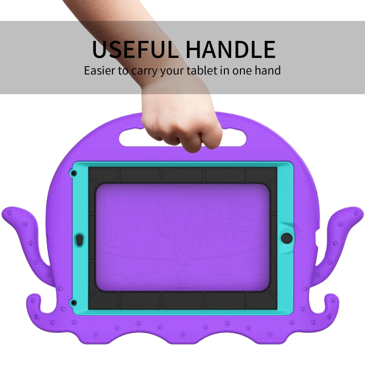Octopus EVA Shockproof Tablet Case with Screen Film For iPad 9.7 2018 / 2017 / Air 2 / Air / Pro 9.7(Purple) - iPad 9.7 (2018) & (2017) Cases by buy2fix | Online Shopping UK | buy2fix
