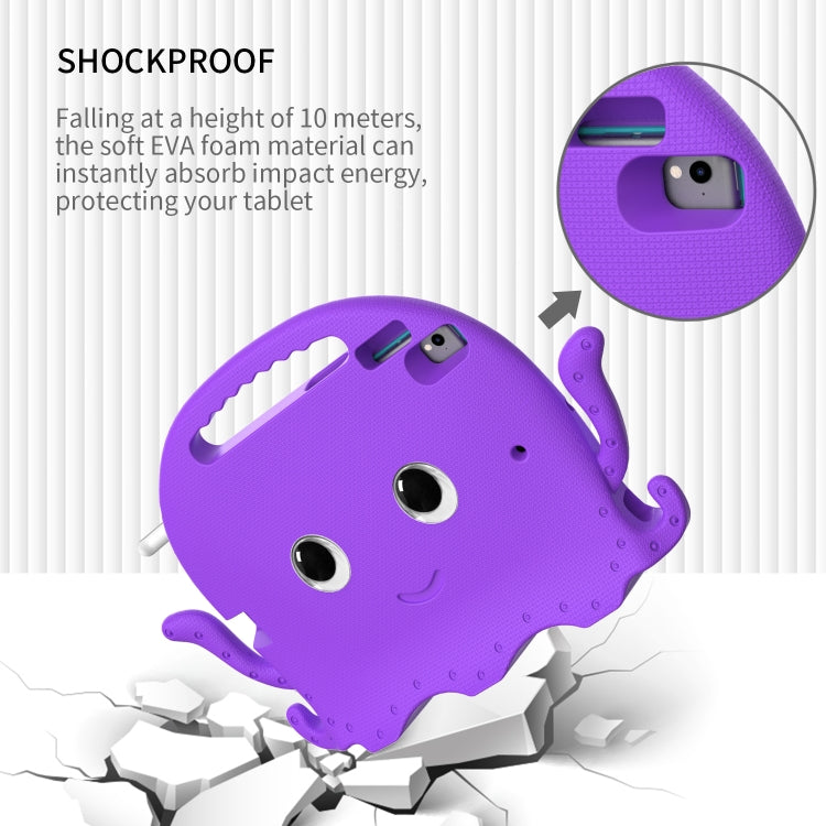 Octopus EVA Shockproof Tablet Case with Screen Film For iPad 9.7 2018 / 2017 / Air 2 / Air / Pro 9.7(Purple) - iPad 9.7 (2018) & (2017) Cases by buy2fix | Online Shopping UK | buy2fix