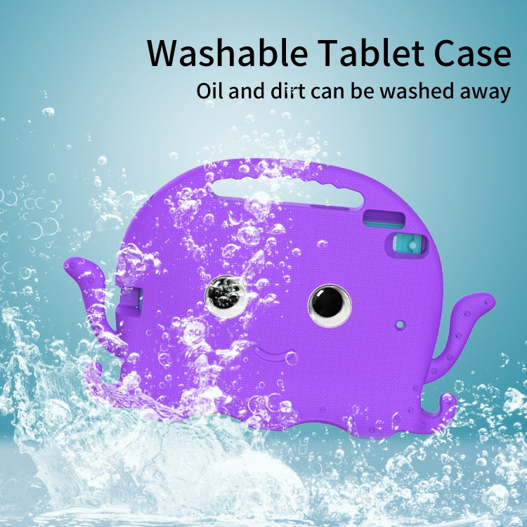Octopus EVA Shockproof Tablet Case with Screen Film For iPad 9.7 2018 / 2017 / Air 2 / Air / Pro 9.7(Purple) - iPad 9.7 (2018) & (2017) Cases by buy2fix | Online Shopping UK | buy2fix