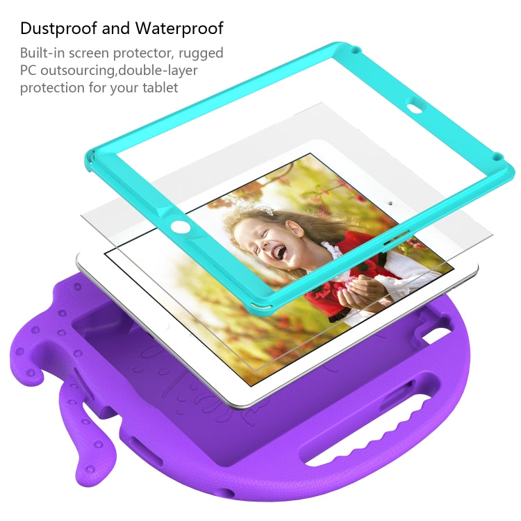 Octopus EVA Shockproof Tablet Case with Screen Film For iPad 9.7 2018 / 2017 / Air 2 / Air / Pro 9.7(Purple) - iPad 9.7 (2018) & (2017) Cases by buy2fix | Online Shopping UK | buy2fix