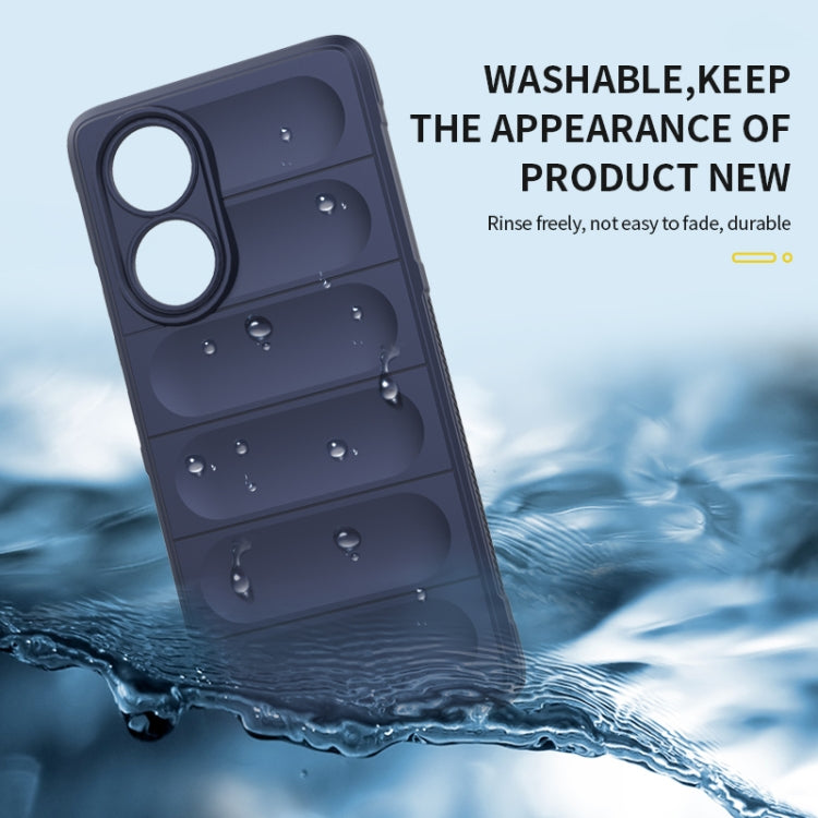For Huawei Nova 9 SE/Honor 50 SE Magic Shield TPU + Flannel Phone Case(Dark Blue) by buy2fix