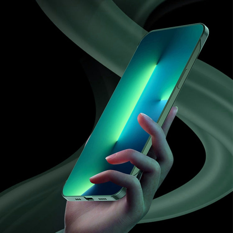 For iPhone 13 Pro Max Electroplating Frosted Frameless Phone Case (Green) by buy2fix