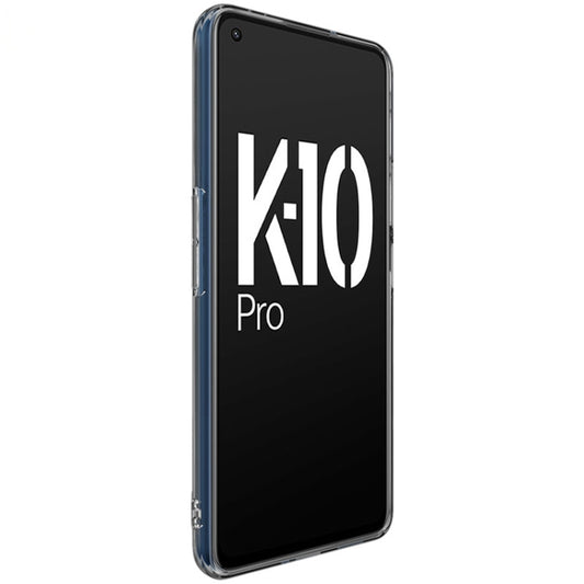For OPPO K10 Pro 5G imak UX-5 Series Transparent Shockproof TPU Phone Case(Transparent Black) by imak