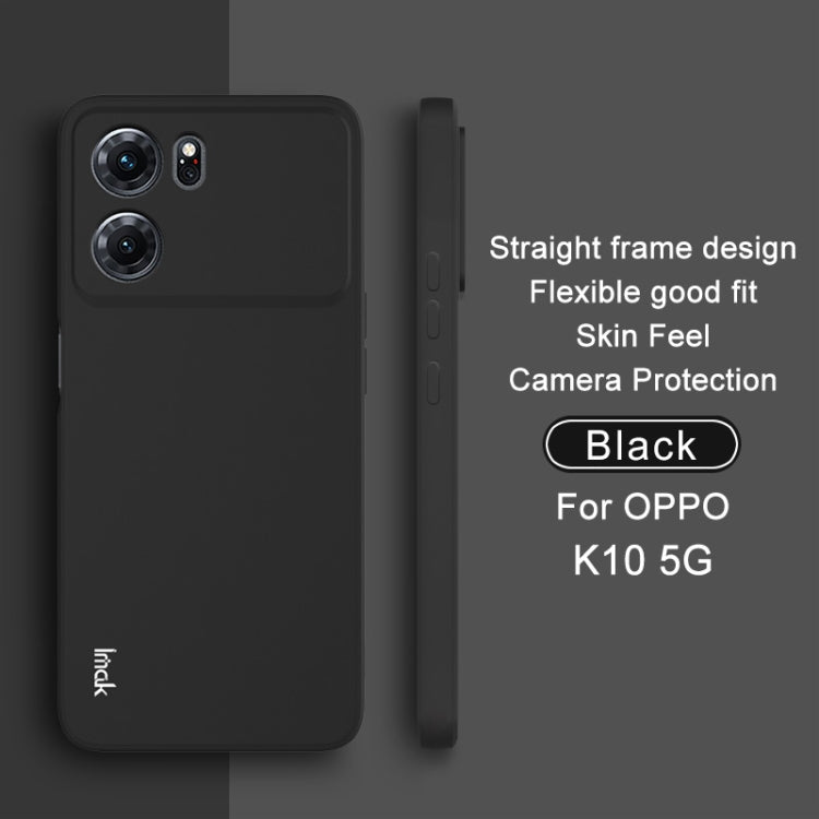 For OPPO K10 5G IMAK UC-4 Series Straight Edge TPU Phone Case(Black) by imak