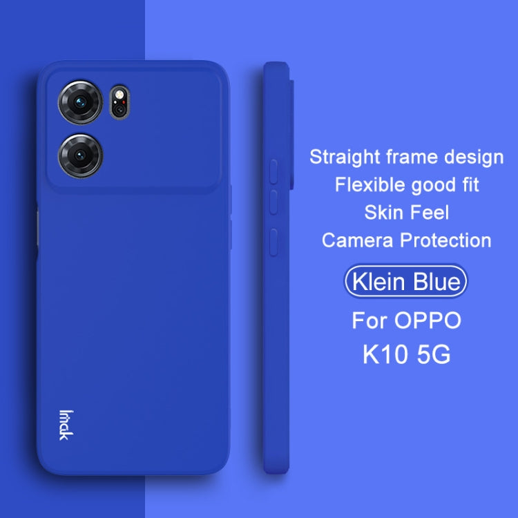 For OPPO K10 5G IMAK UC-4 Series Straight Edge TPU Phone Case(Blue) by imak