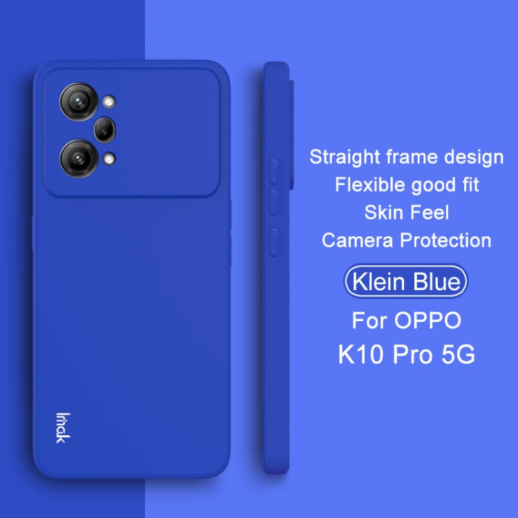 For OPPO K10 Pro 5G IMAK UC-4 Series Straight Edge TPU Phone Case(Blue) by imak