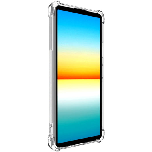 For Sony Xperia 10 IV imak All-inclusive Shockproof Airbag TPU Case with Screen Protector(Transparent) by imak